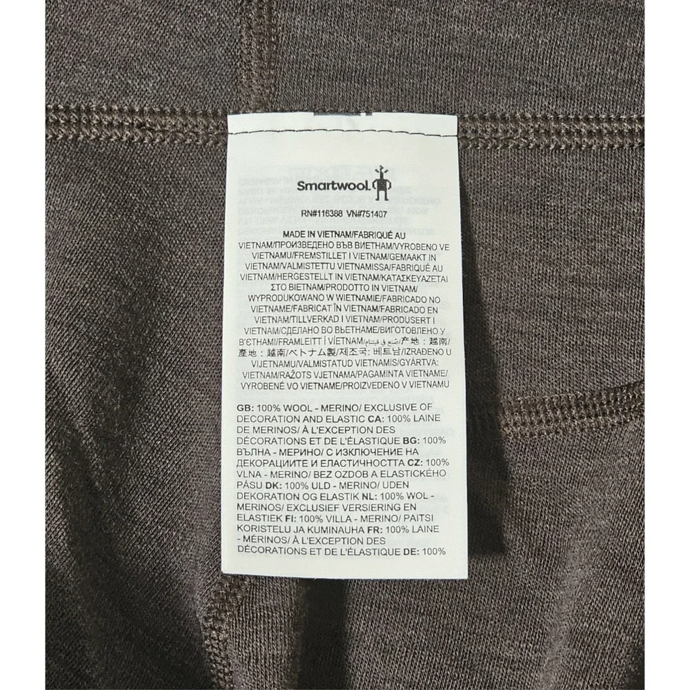 Men's SMARTWOOL Classic Thermal Merino Base Layer Bottoms XL‎ Shale Heather